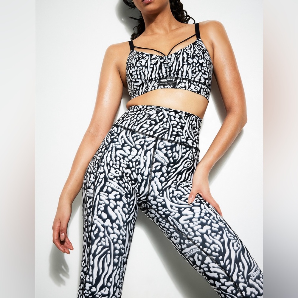 Savage X Fenty Black and White Sport Set